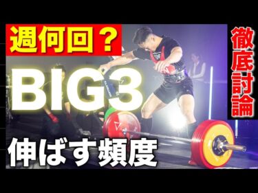 【週○回？】BIG3を伸ばす適切なトレーニング頻度！2025-06-13 19:00:50
